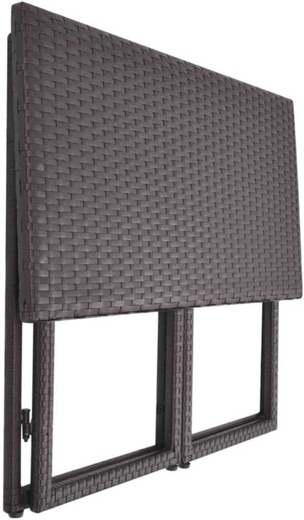 5-Piece Outdoor Patio Rattan Furniture Set With Cushions - EVERNEST HOME & GARDEN